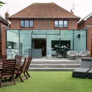 Blink Architecture Gainsborough extension back garden